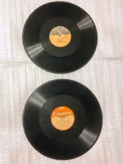 【未検針・SP盤】ダイナ・ショア／ビル・ジョンソン　レコード2枚　昭和レトロ