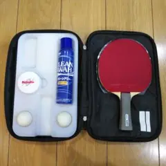 Nittaku ニッタク 卓球 ラケットケース ブルー ラケット クリーナー