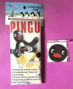 ピングー　マルチケース　缶バッジ　①