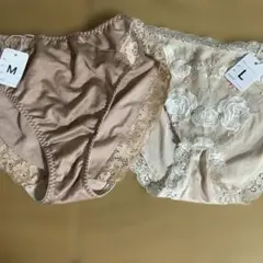 のりたまたまりん　レース装飾ショーツ Mサイズ 2枚セット　 L m