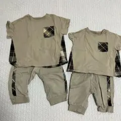 男の子セットアップ　2枚セット100cm 80cm
