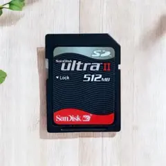 SanDisk ultraII 512MB SDカード
