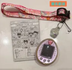 たまごっち4Ｕ　スイーツカバー＆キラキラストラップ付き！ たまごっち4U ホワイト カバー ストラップ 付き ピンク パープル