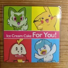ポケモン アイスクリームケーキ用カード