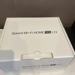 未使用ZTE Speed Wi-Fi HOME 5G L13 2025年製
