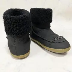 美品⭐︎ CHANEL チェーン ムートンブーツ ココマーク ショート 24cm