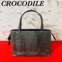 クロコダイル カイマン エキゾチックレザー バッグ