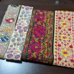 インド刺繍リボン　約5mセット　b