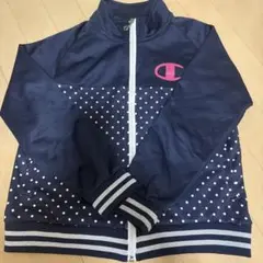 Champion ネイビー ドット柄 ジャージセット 150