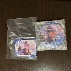 プロセカ 青柳 冬弥 ラバーキーホルダー 缶ミラー
