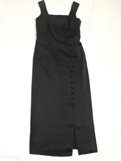 【新品未使用】petirobe ロングワンピース　ブラック