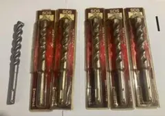 SDSドリルビット 6本セット16.0mm, 16.5mm, 17mm
