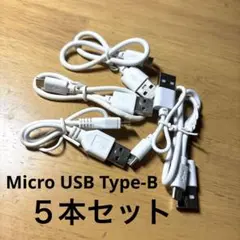 【まとめ売り】Micro USB Type-B ５本セット