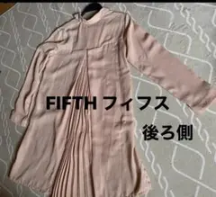 FIFTH フィフス　ロングブラウスシャツ　オーバーサイズ　バックプリーツ　M