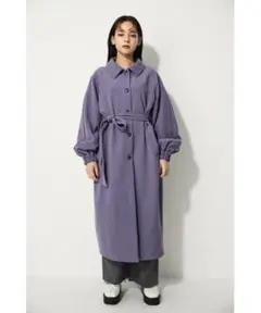 LAGUA GEM SOUTIEN COLLAR BELT COAT