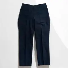 【青木アオキ】美品ネイビースーツスラックステーパードパンツ5