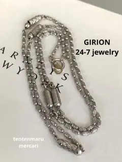 GIRION ギリオン24-7　K10WG ネックレス　[最終お値下げ] GIRION ギリオン24-7 K10WG ネックレス [最終お値下げ] - メルカリ