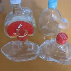 ユニークなデザインの空き瓶セット