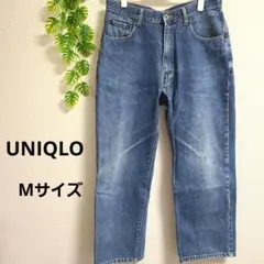 レア☆UNIQLO オールドユニクロ ライトブルー ストレート ワイド Mサイズ