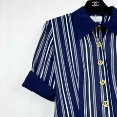 90s vintage stripe garasyatu retoru gold