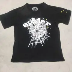 ブラック Tシャツ クモの巣デザイン