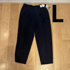 【新品未使用】UNIQLO C ユニクロシー　感動タックパンツ L ネイビー