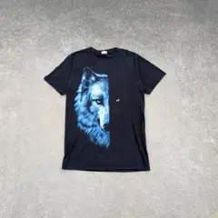 "セール中" 00s フルーツオブザルーム アニマル Tシャツ 狼 フェード S