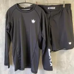 KINGZ キングス ノーギ ラッシュガード XL ショーツ L セット 柔術