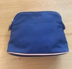 HERMES エルメス ボリードポーチ20 ネイビー