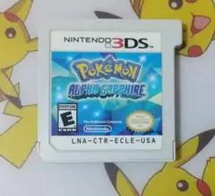 【正規品】ポケットモンスターサファイア欧州版【むげんのチケット付属】 ポケモン サファイア 御三家色違い むげんのチケット ID調整済み