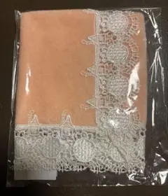 【新品未使用】近沢レース　サザエさん　タオルハンカチ ピーチオレンジ　シルエット