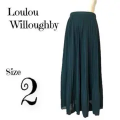 日本製 Loulou Willoughby ルルウィルビー シフォンスカート