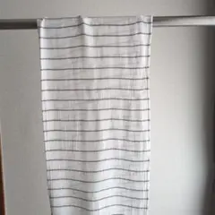 ストライプ柄コットンストール