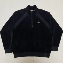 イ*ン様 Lacoste supreme ベロアハーフジップアップジャケット　激 Supreme LACOSTE Velour Half-Zip Track Top (SS18) - $188