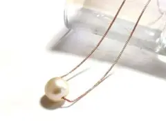 淡水パールスルーネックレス　約11mm珠