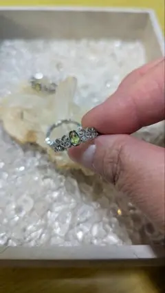 ペリドット指輪