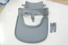 ストッケ　トリップトラップ　トレー&ベビーセット　ストームグレー