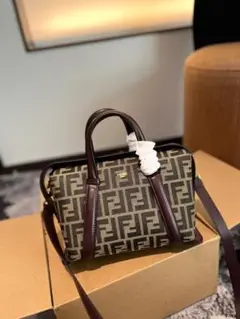 Fendi モノグラム ボストンバッグ
