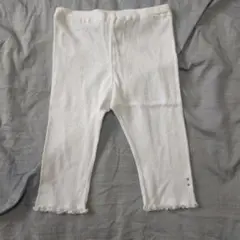 HAKKAKIDS ハッカキッズ レギンス ホワイト 短め 120cm