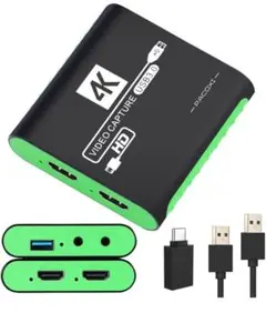 ビデオゲーム キャプチャーボード HDMI 4K パススルー Switch対応