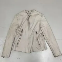 sissi シングル ライダース ウォッシャブル レザー ジャケット2