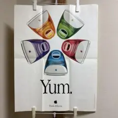 Apple iMac 5色　Yum ポスター 1999年