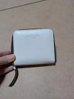 【美品】J.M. Davidson 二つ折り財布 ホワイト
