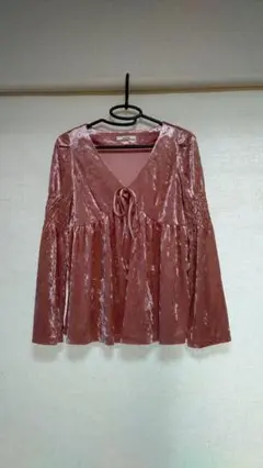 snidel ベロアシャーリング