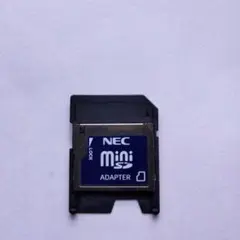NEC miniSD → SDカード 変換アダプター