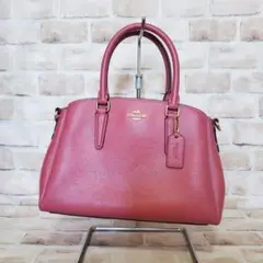 【カード付】COACH ハンドバッグ ショルダーバッグ ピンク 2way