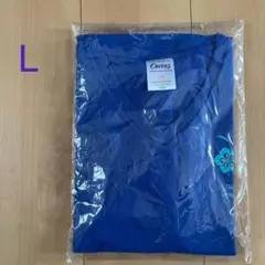 新品 未使用 Curves カーブス 半袖 Tシャツ Vネック L 青
