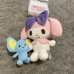 マイメロディ フラットくん ぬいぐるみ マスコット チャーム 50周年