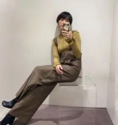 TODAYFUL スラブツイル サロペット 38