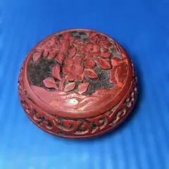 中国古玩　注文作成　扇型　堆朱香合　大珍品 Amazon.co.jp: 時代 古美術 倶利香合 堆朱 古玩 茶道具 堆黒